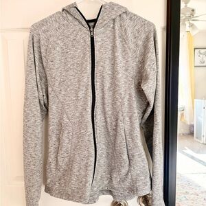 Tek Gear lightweight Gray Zip-Up Hoodie